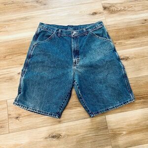 VINTAGE WRANGLER Men’s Denim Carpenter Shorts Size 33